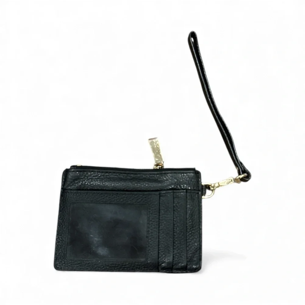Michael Kors Black and Gold Wristlet